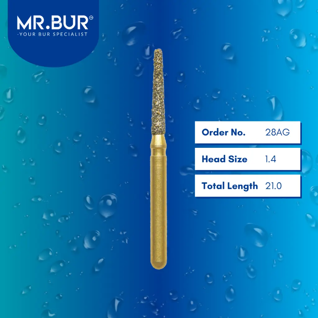 Taper-Flat-End-FG-Gold-Diamond-Bur-28AG.webp