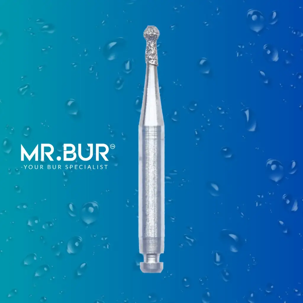 RA DIAMONDS BUR ROUND WITH COLLAR