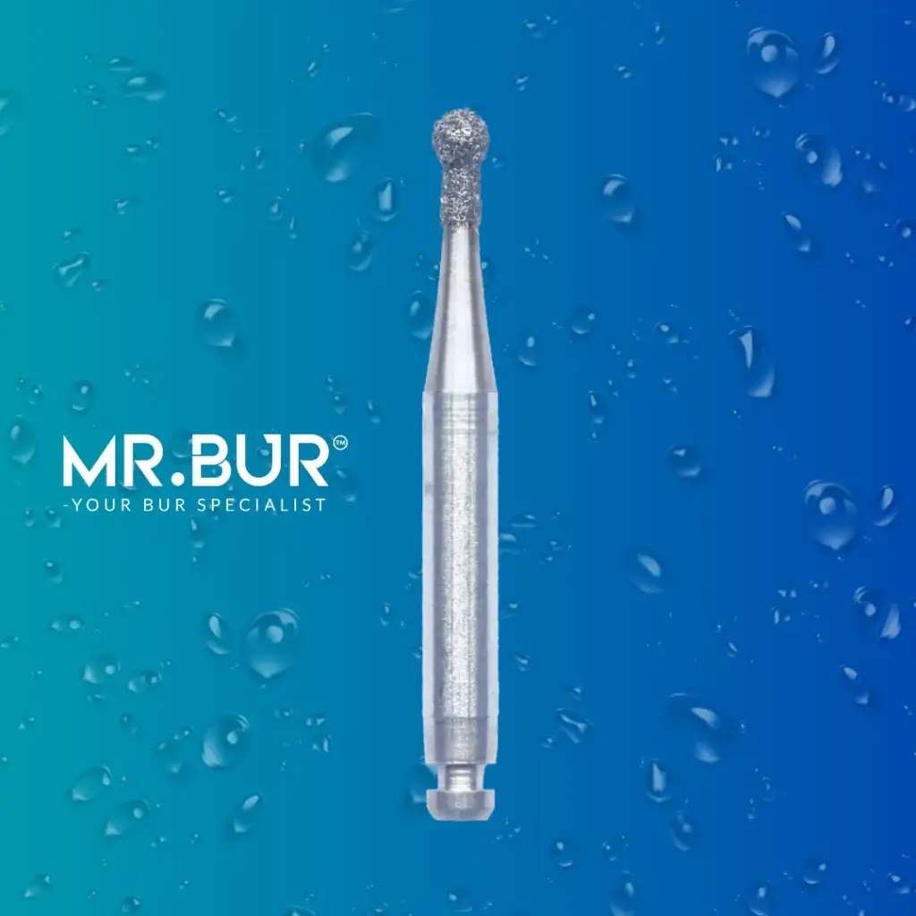 RA DIAMONDS BUR ROUND WITH COLLAR