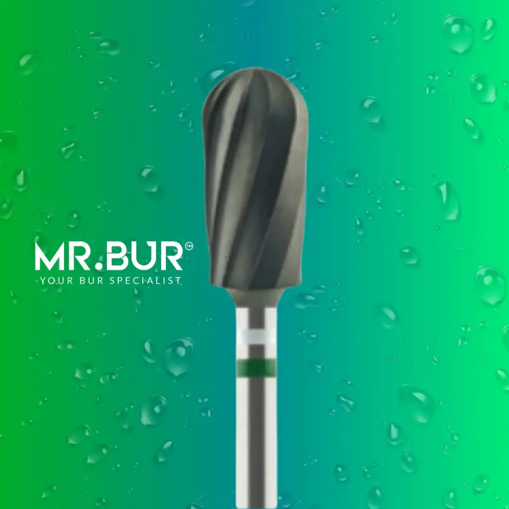 TC BUR FOR CVD COATING - PLAIN CUT COARSE