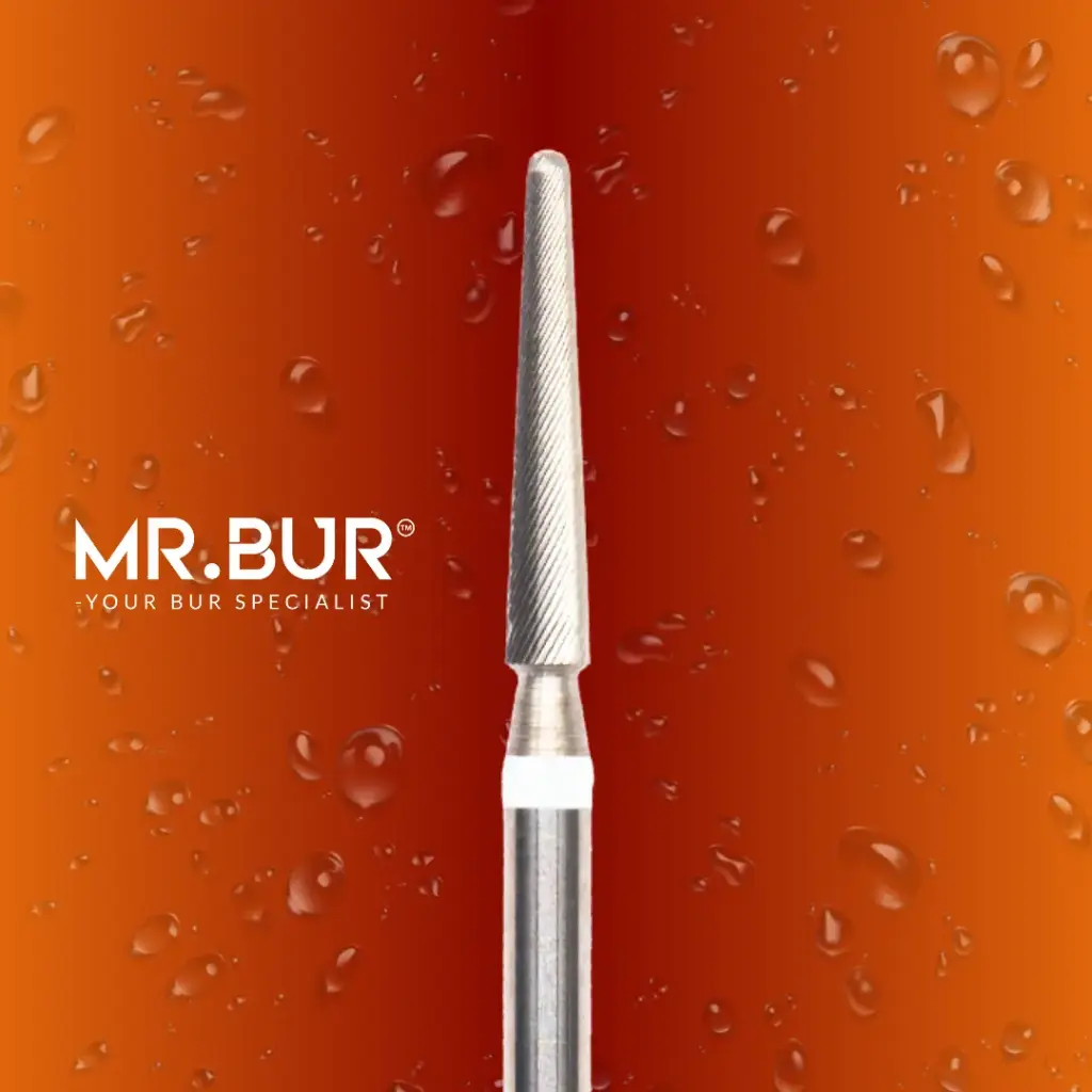 CF198UF.314.014 FINISHING CARBIDE TAPER ROUND END